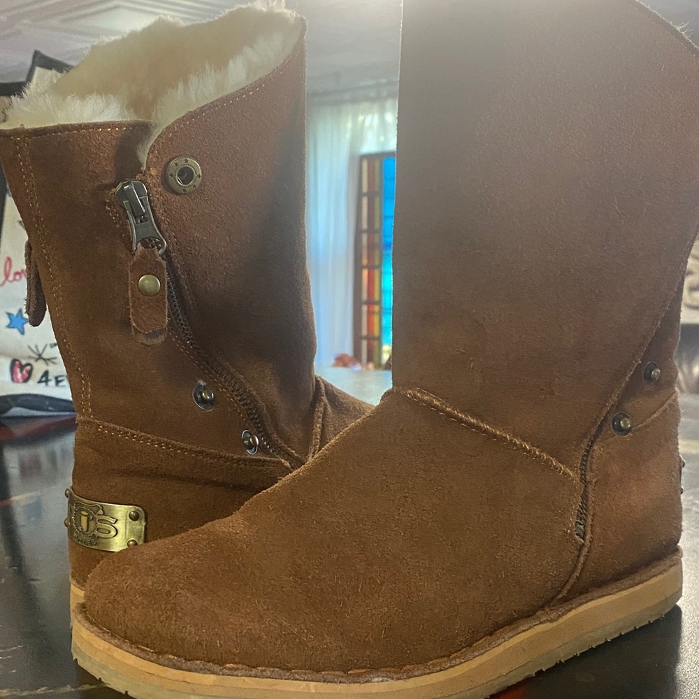 Brown Suede Women's Boots